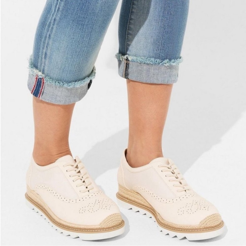 TORRID - Women’s Shoes, Lace-up, Oxford, Brogues, 7WW (Wide Width), Almond